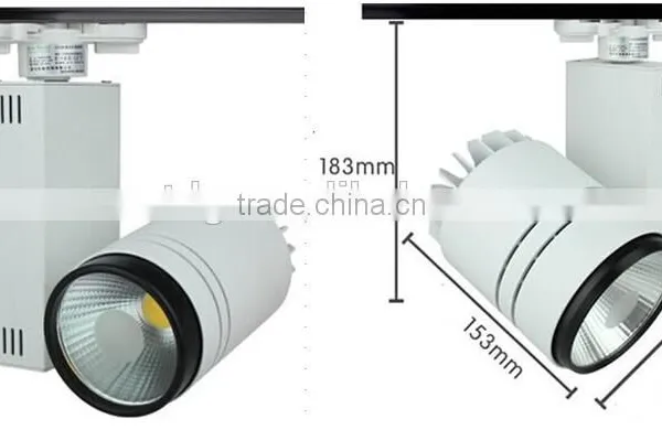 3 Years Warranty 10w 20w 30watt Adjustable Led Showroom Track Light 3 Phase 4 Wire (TongDa) photo-2