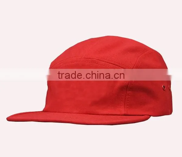 Promotional Flat Brim Plian 5 Panel Cap photo-5