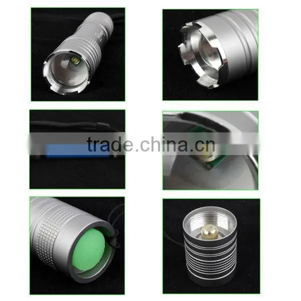 1178 5W XPE R2 LED High Power Light Mini Torch With Attack Head photo-6