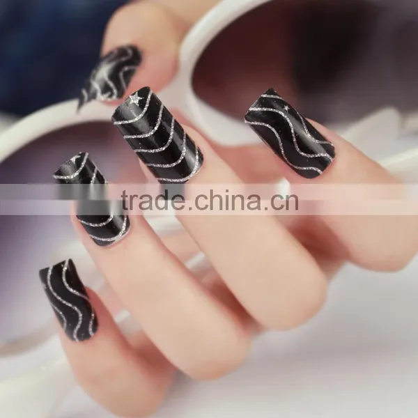 2016 Beauty Sticker Lace Nail Sticker/ Nail Foil Sticker / Decal /12,16 Nail Tips photo-5
