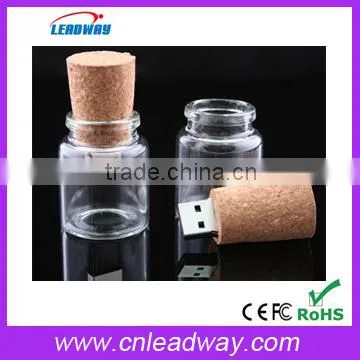 Could Put Anything You Want Inside Bottle Usb,best Quality Glass Bottle Usb Flash Stick,full Capacity Cork Usb photo-5