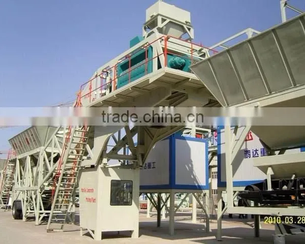 YHZS35 Mobile Concrete Mixing Plant With Low Price photo-4