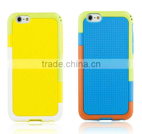 Brand New Contrast Color TPU Case Cover for Iphone6 Dual Color Hybrid Hard Cover Case for Iphone6 Plus photo-6