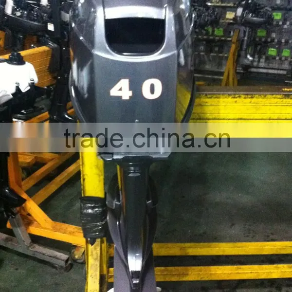 New Tech 2 Stroke Motor Boat With Gasoline Engine 40hp for Brazil Shart Shaft Motor 40hp photo-2