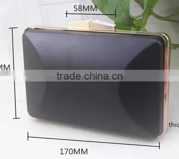 Rectangle Metal Box Purse Frame With Diamond Clasp Quality Choice photo-2