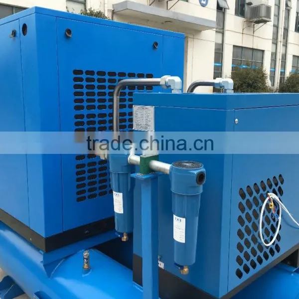 11kw 18.5KW 8bar Electric Screw Air Compressor With Air Dryer and Air Receiver photo-5