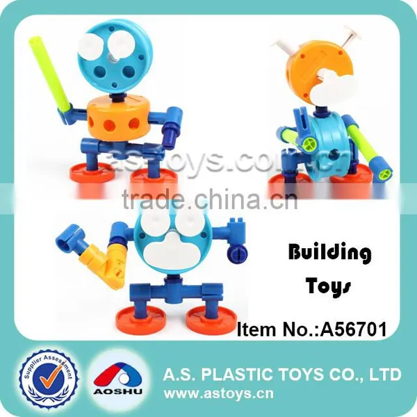 Most Popular Building Block Toys Funny Building Robot Series Toys for Education