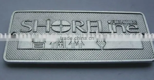 Electroplate Nameplate