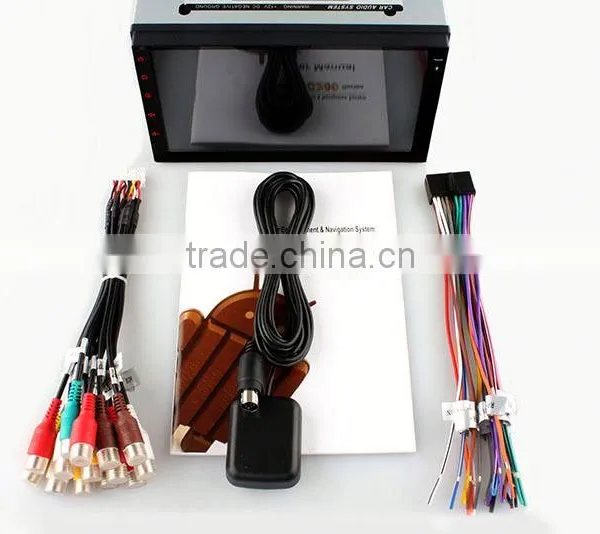 Newest Quad Core Android 4.4 up to Android 5.1 Full Touch Panel 2din Universal GPS With RDS 2G+16G 1024*600 photo-6
