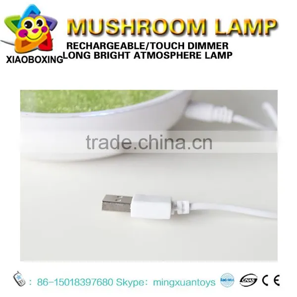 Spot Supply Colorful LED USB Rechargeable Sensor Lamp Mushroom Night Light photo-5