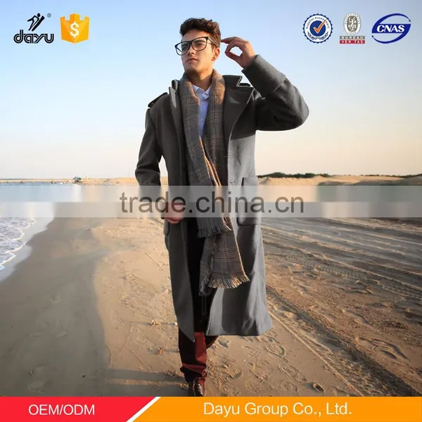 Pure Wool Best Price High Quality Wool Polyester Topcoat Man Woolen Jacket Thicken for Spring Antumn Winter Wool Overcoat photo-4
