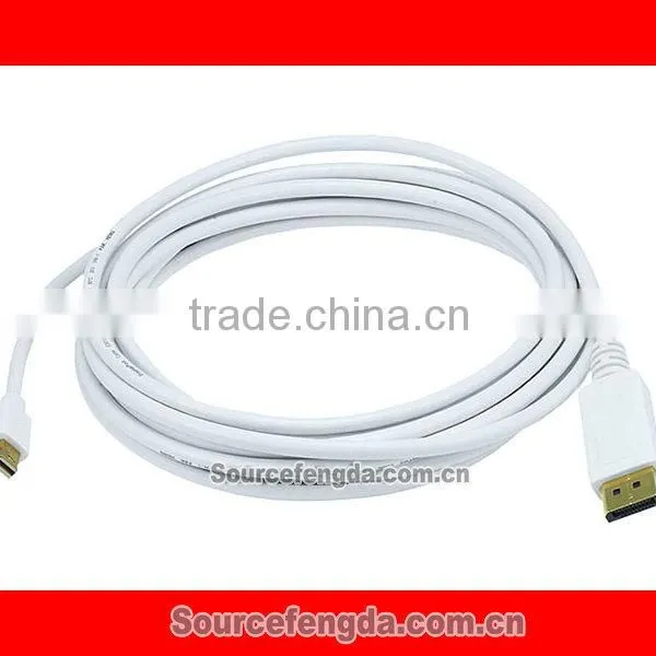 High Quality Mini Displayport to DisplayPort Video Cable