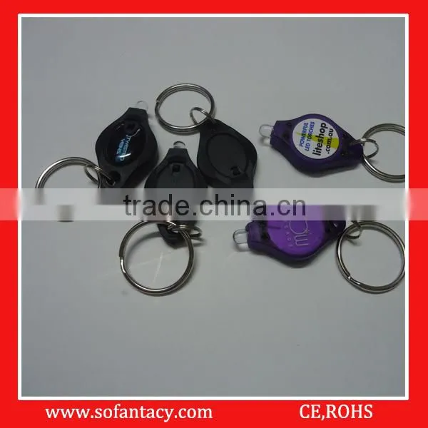 Promotional Branded Led Flashlight Keychain With UV 395nm photo-3