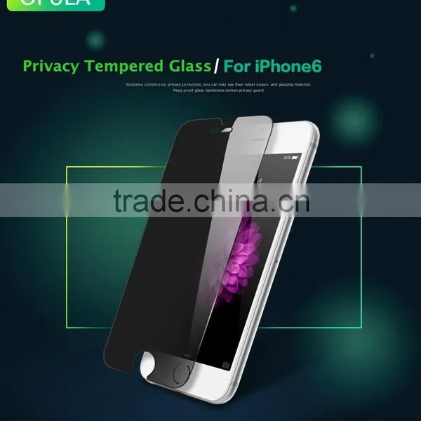 Factory Supply Good Qulity for Iphone 6 /6plus Mobile Phone Privacy Screen Protector Tempered Glass photo-6