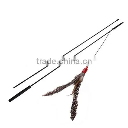 QQPET Factory Fashion Feather Cat Rod Cat Toys Variety Pack for Kitty photo-4