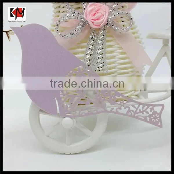Bird Laser Cut Art Paper Party Table Decoration Place Card Wholesale photo-3