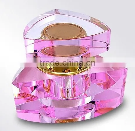 Hot Sale Best Home Decor Pink Color Crystal Perfume Bottle for Elegant Women photo-2