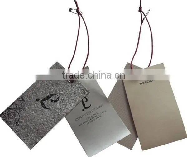 Embossing Price Tag/jeans Hang Tags/paper Hang Tag/swing Tag for Clothing/garment/shoes photo-3