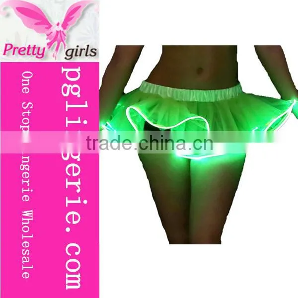 Latest Dress Designs Tutu Skirt Red Led Short Tutu Mini Skirt Retro Ballet Wrap Tutu Skirt photo-4