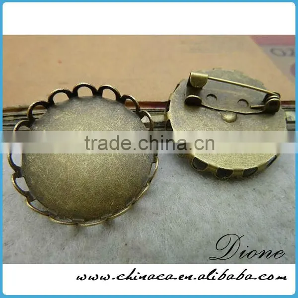 New Vintage Wholesale Antiqued Broned Brass Tray C&A Fashion Jewelry Findings photo-2