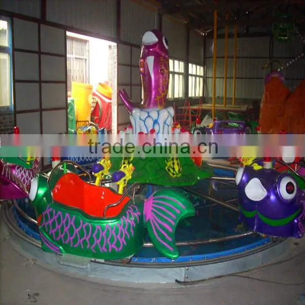 Rotating Swing Rides Carp Jumps Over the Dragen Gate Amusement Children Games photo-4
