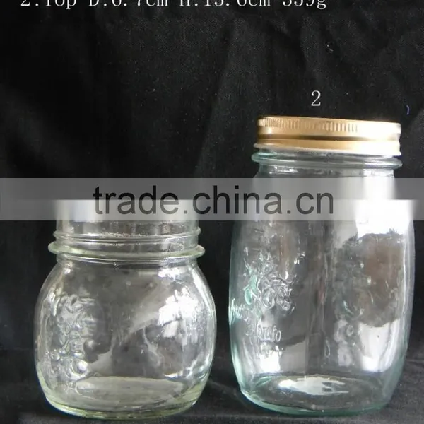Hot Sale Clear 1L Glass Bottle With Metal Lid photo-2