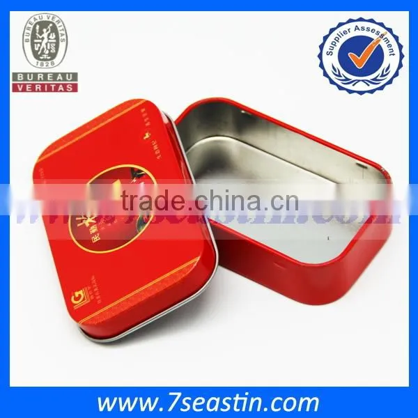 Tin Box for Health Care Medicine Pills Needlework Tin Can photo-2