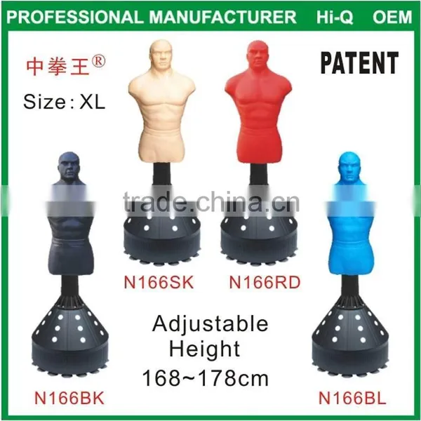 Boxing Training Dummy Free Standing Punching Bag Heavy Bag Stand With Adjustable Height