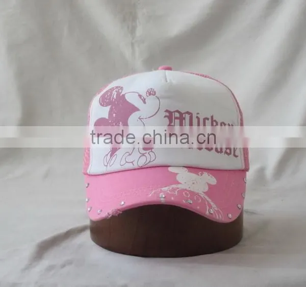 5-panel Plastic Pink Cap Nail Baseball Cap photo-3