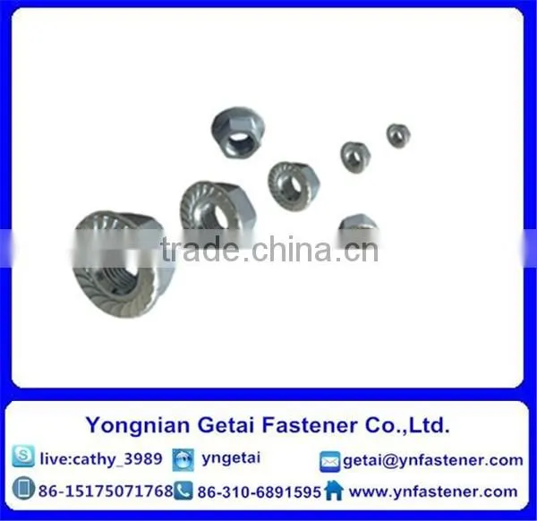 Carbon Steel DIN6923 Hex Flange Nuts photo-5