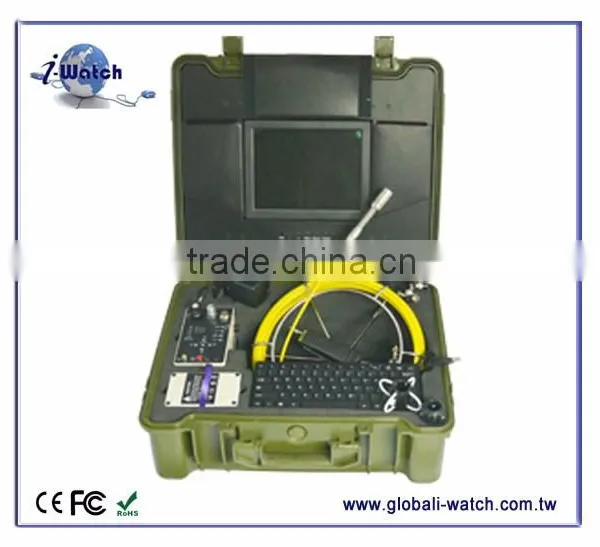 IW-103188DK Waterproof 10 Inch Plumbing Pipe Inspection Camera