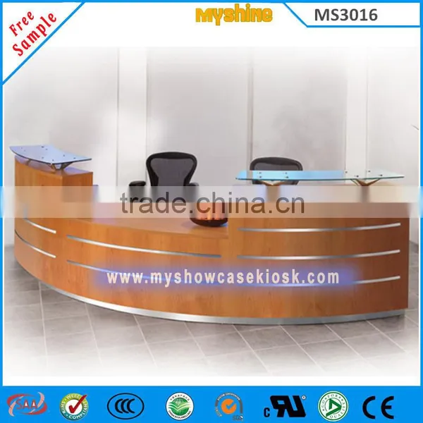 Modern Office Furniture Small Salon Office Reception Desk for Sale photo-4