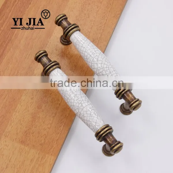 Bedroom Furniture Zinc Alloy Drawer Ceramic Cabinet Pull Handles photo-3