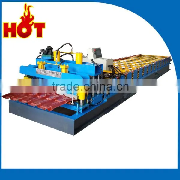Hot Sale ZT950 Glazed Roof Tile Roll Forming Construction Machine Tile Machine photo-2