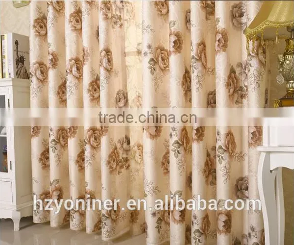 2015 Hot Sale Printed Designed No. 17 Window Curtains, Made- up Black Out Fabric in Home or Hotel photo-3