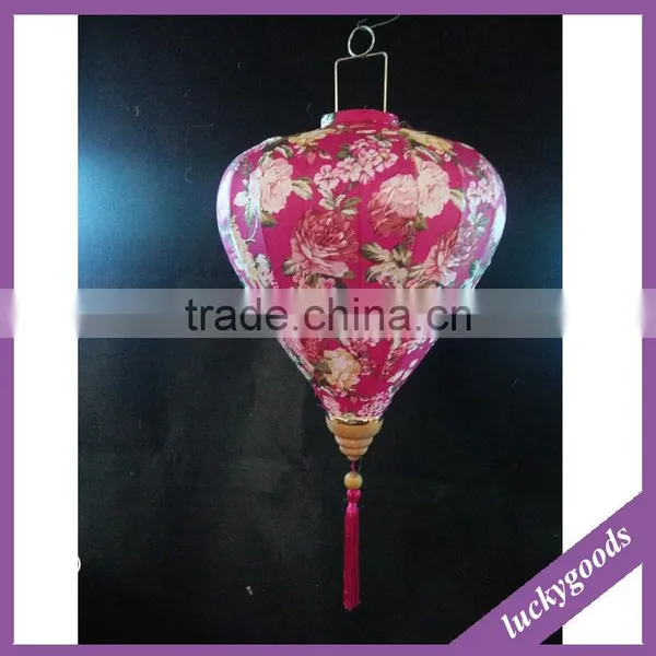 Yellow Solid Color Vietnamese Silk Lanterns photo-3