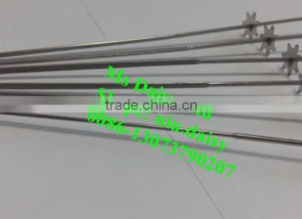 Stainless Steel Skewers/BBQ Skewers/charcoal BBQ Skewers With Gear photo-3