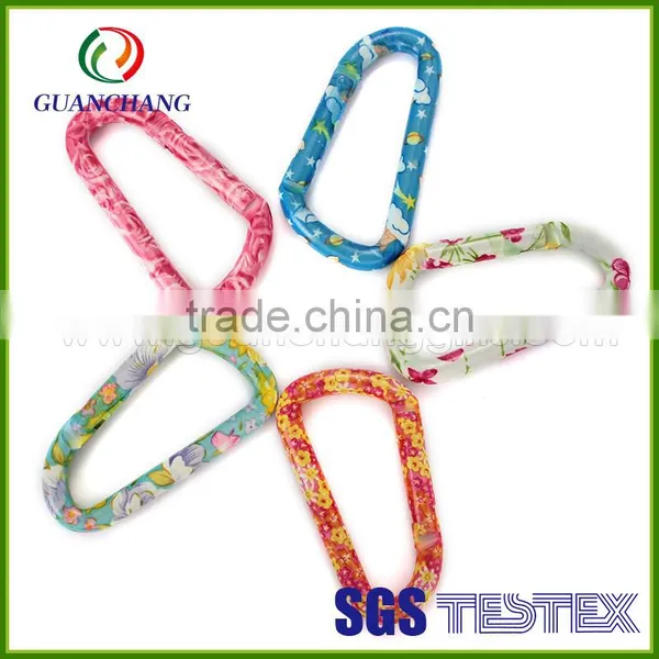 Promotional Printed Keychain D Carabiner,Carabiner With Split Ring Bulk