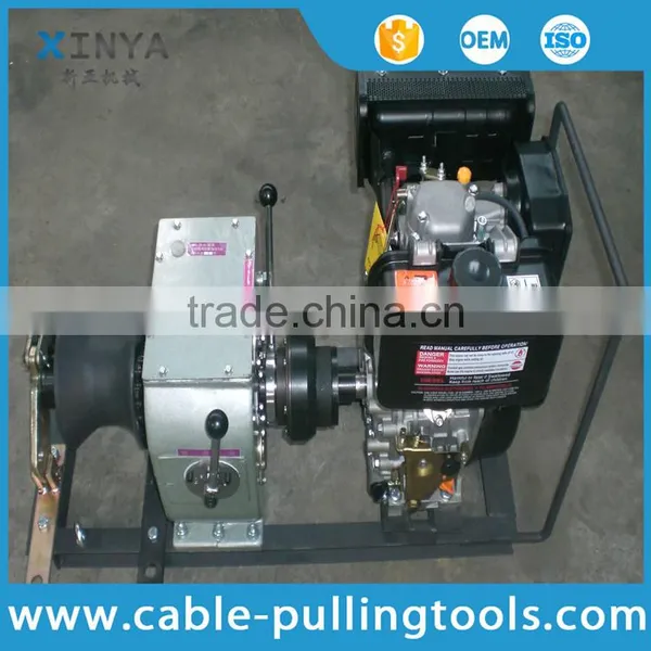 Winch Manufacturer 3 Tons Cable Winch Diesel Engine for Power Construction photo-3