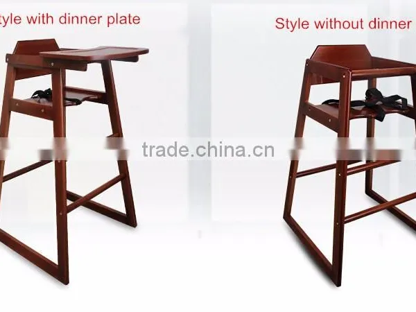 Baby Wooden Dinning Chair Wood Highchair photo-3
