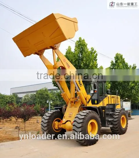 Weichai Steyr Diesel Luneng Wheel Loader With Grass Grasper /clamp Shan Dong YIneng YN956 Wheel Loader photo-5