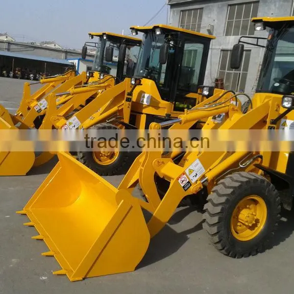 Europe Hot Sale With CE!! Compact Loader, Front End Small Wheel Loader/ Pilot Control, Powershift, 1.5ton photo-2