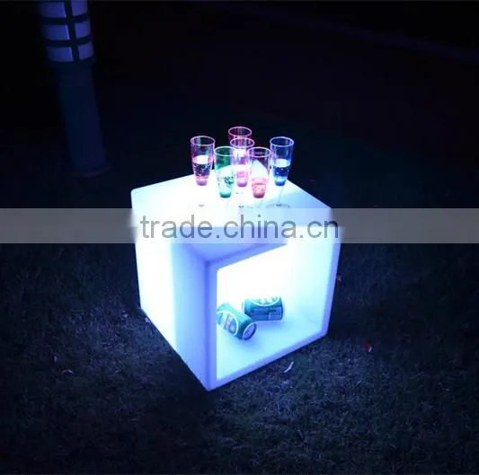 Small Seed Planter/garden Cup and Saucer Planter/LED Multi Color Change Planter photo-5