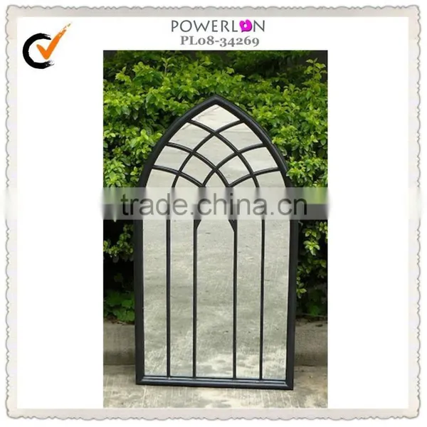 2015 Vintage Outdoor Decorative Iron Mirror Wall photo-6