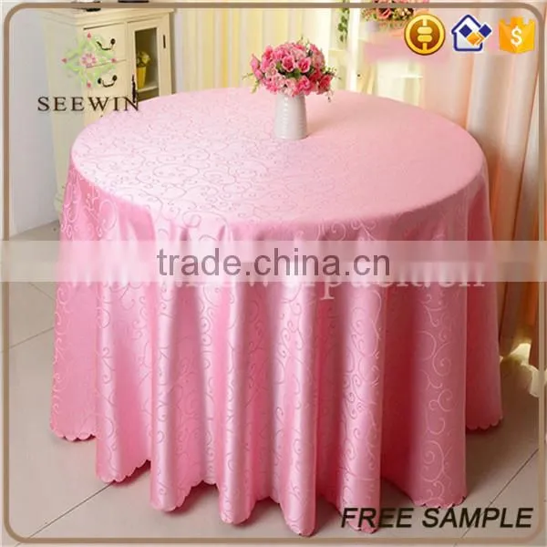 Cord Embroidery Polyeser Table Cloth photo-2