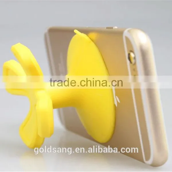 2015 New Customized Four Leaf Clove SiIliocne Sucktion Hooks Silicone Phone Holder photo-5