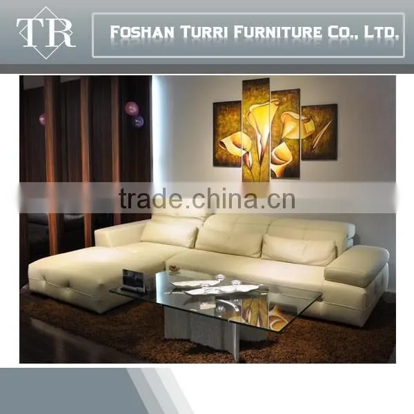 Elegant Luxurious Classica L Shape Leather Sofa Set photo-2