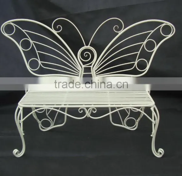 Metal Butterfly Bench for Garden photo-5