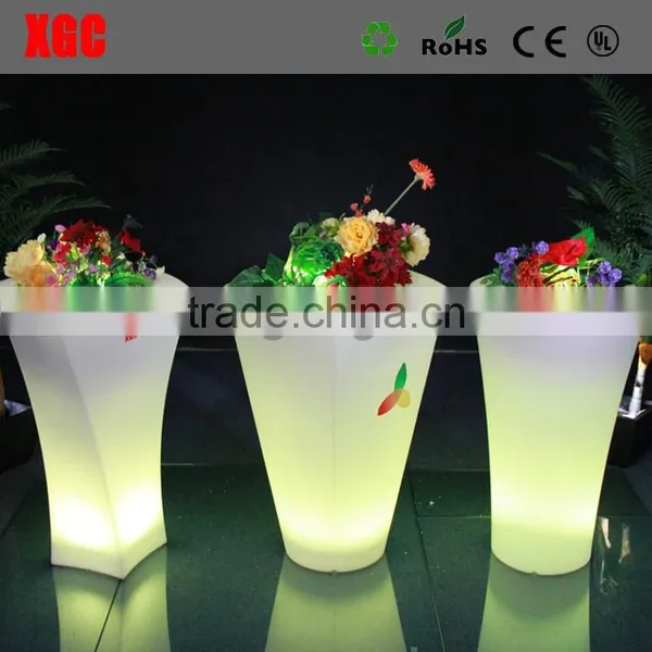 Hot Sale Outdoor Flower Pot Made of PE Plastic Outdoor Rugs Recycled Plastic Flower Pot New 2018 photo-4