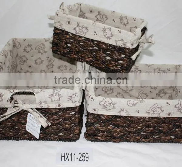Set of 3 Vintage Wooden Boxes Without Lid photo-6